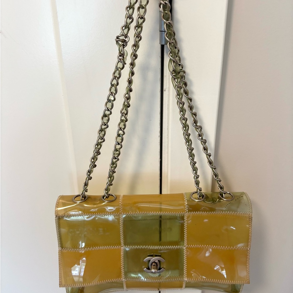 CHANEL Matelasse PVC Patchwork Flap Shoulder Bag - Picture 5 of 9